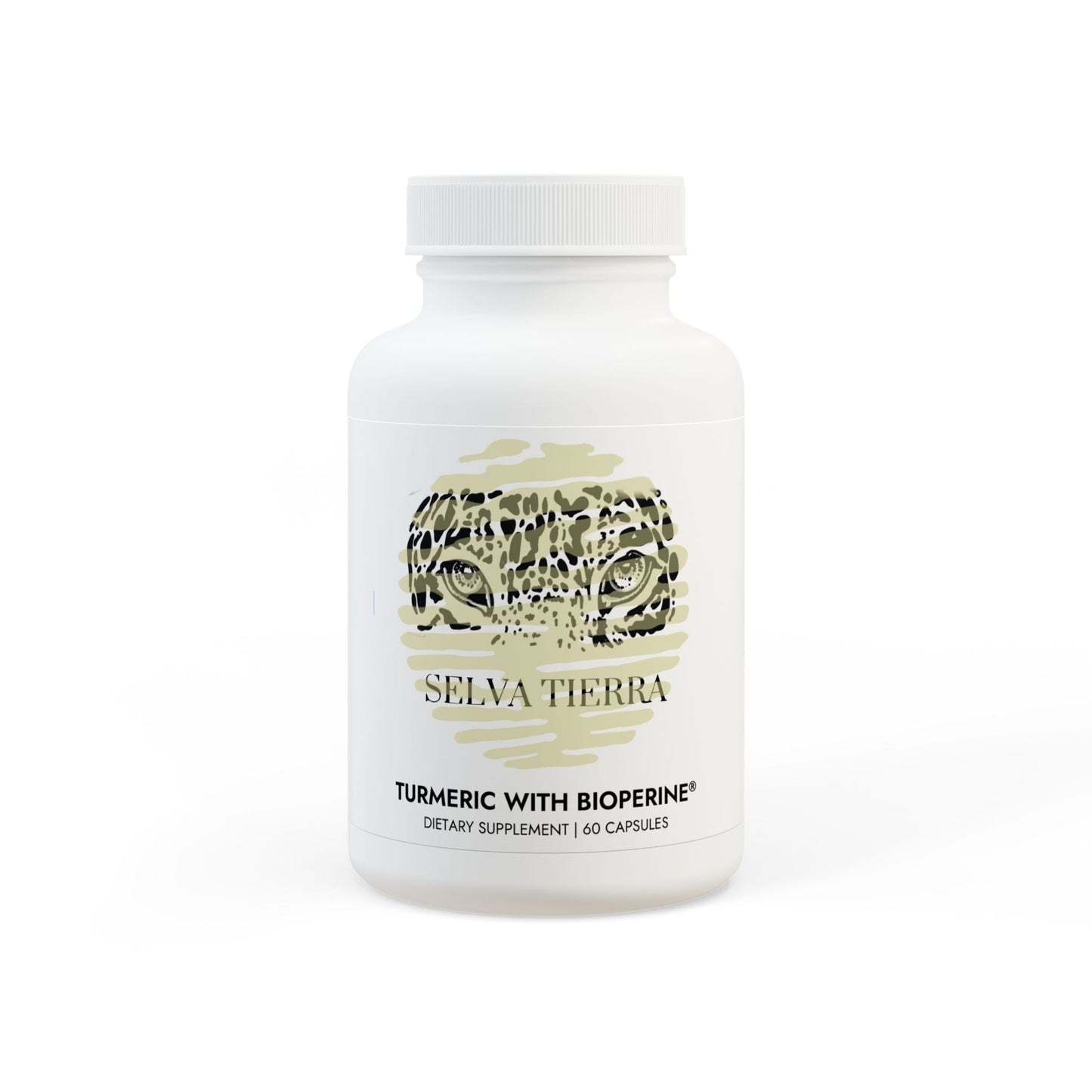 Turmeric with BioPerine® (Black Pepper Fruit Extract) Supplement (60 Capsules) Printify