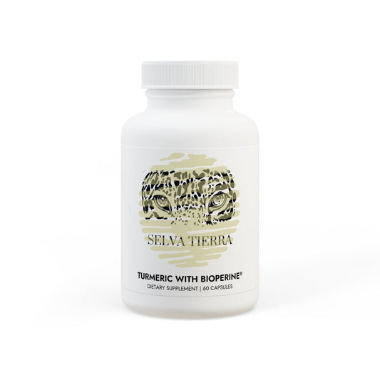 Turmeric with BioPerine® (Black Pepper Fruit Extract) Supplement (60 Capsules) Printify