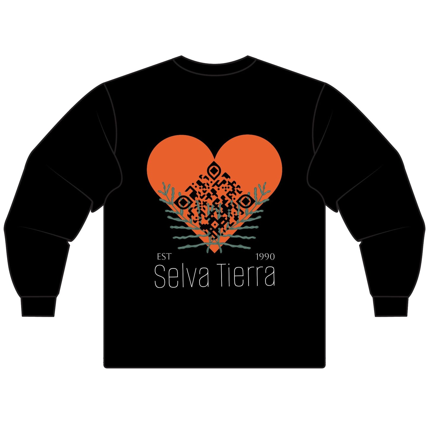 Nature-Inspired Unisex Long Sleeve T-Shirt - Selva Tierra Design Printify