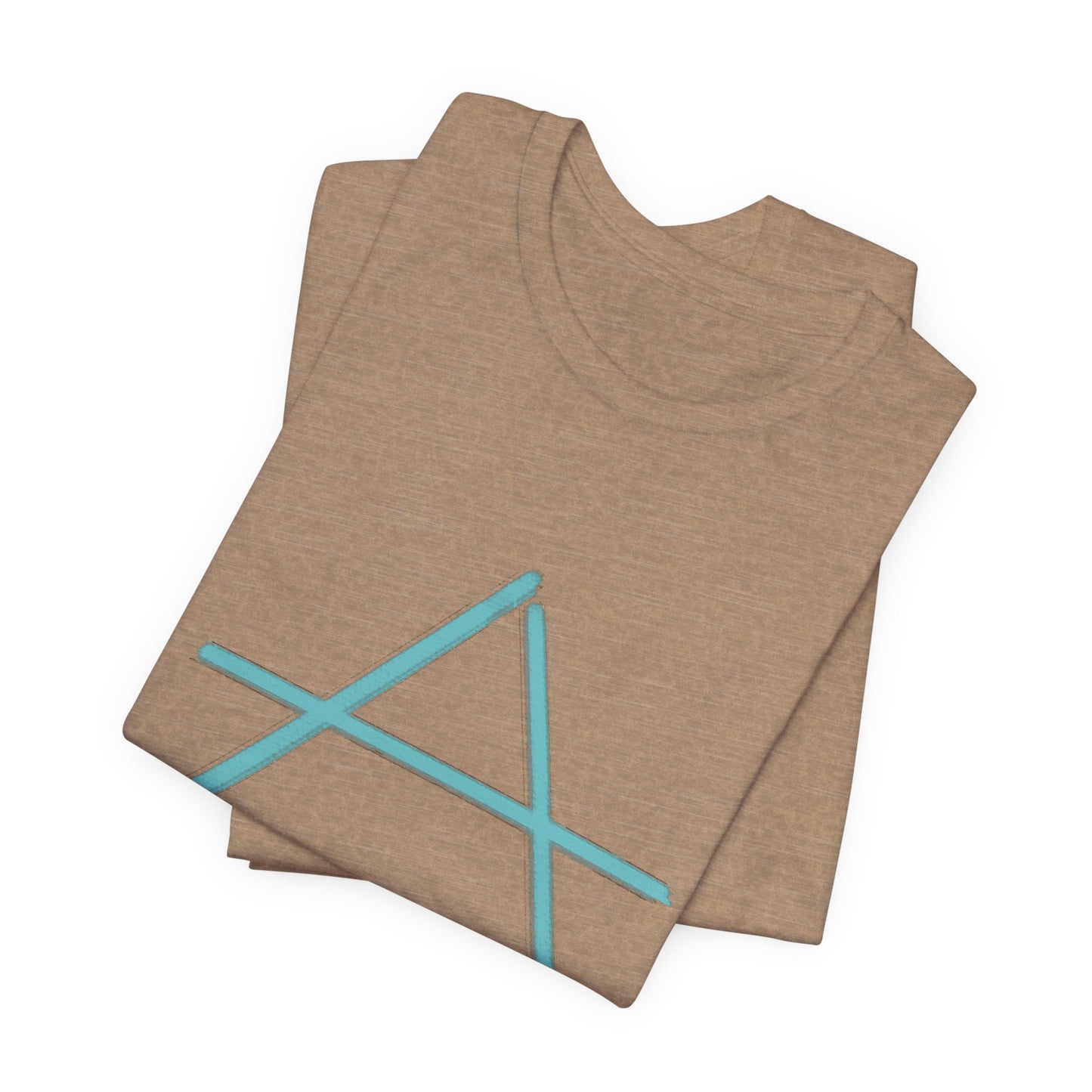 AIR - Element Symbol - Organic T-Shirt - 100% Cotton - Unisex Women's & Men's - Selva Tierra Art