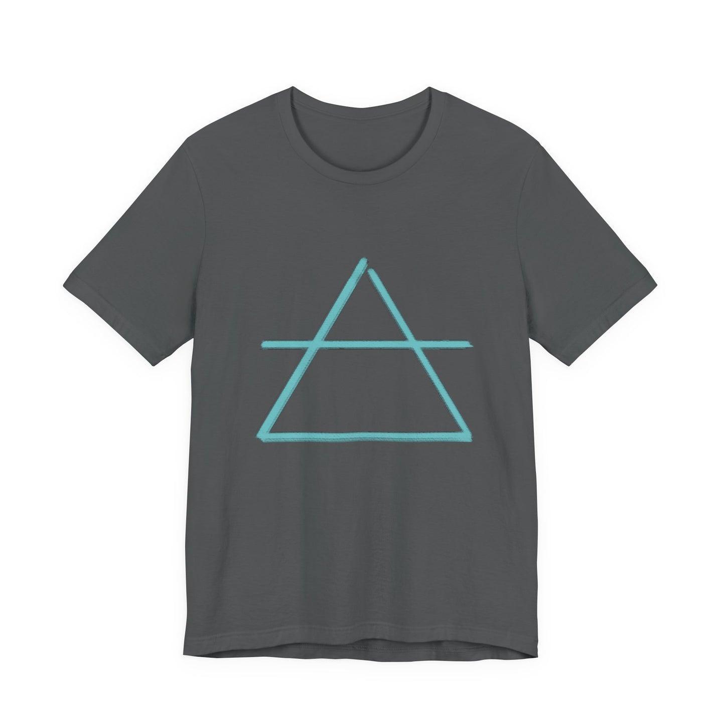 AIR - Element Symbol - Organic T-Shirt - 100% Cotton - Unisex Women's & Men's - Selva Tierra Art