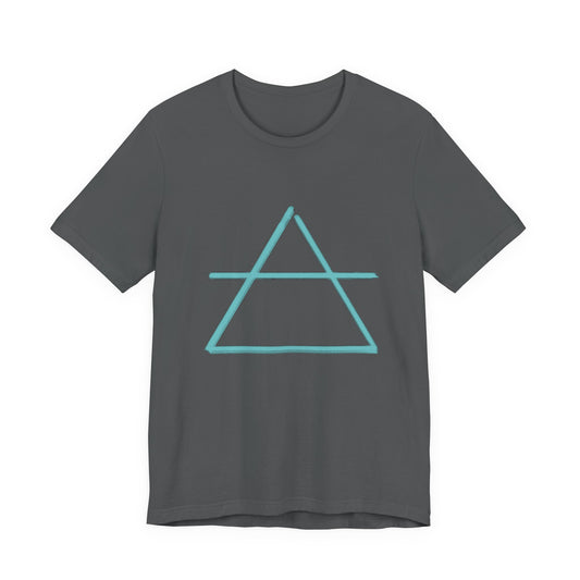 AIR - Element Symbol - Organic T-Shirt - 100% Cotton - Unisex Women's & Men's - Selva Tierra Art
