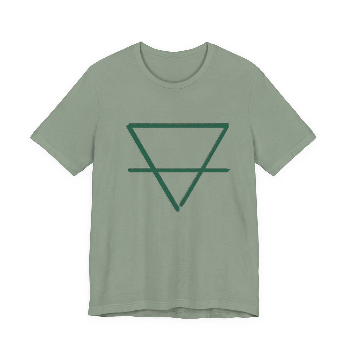 EARTH - Element Symbol - Organic T-Shirt - 100% Cotton- Unisex Women's & Men's - Selva Tierra Art