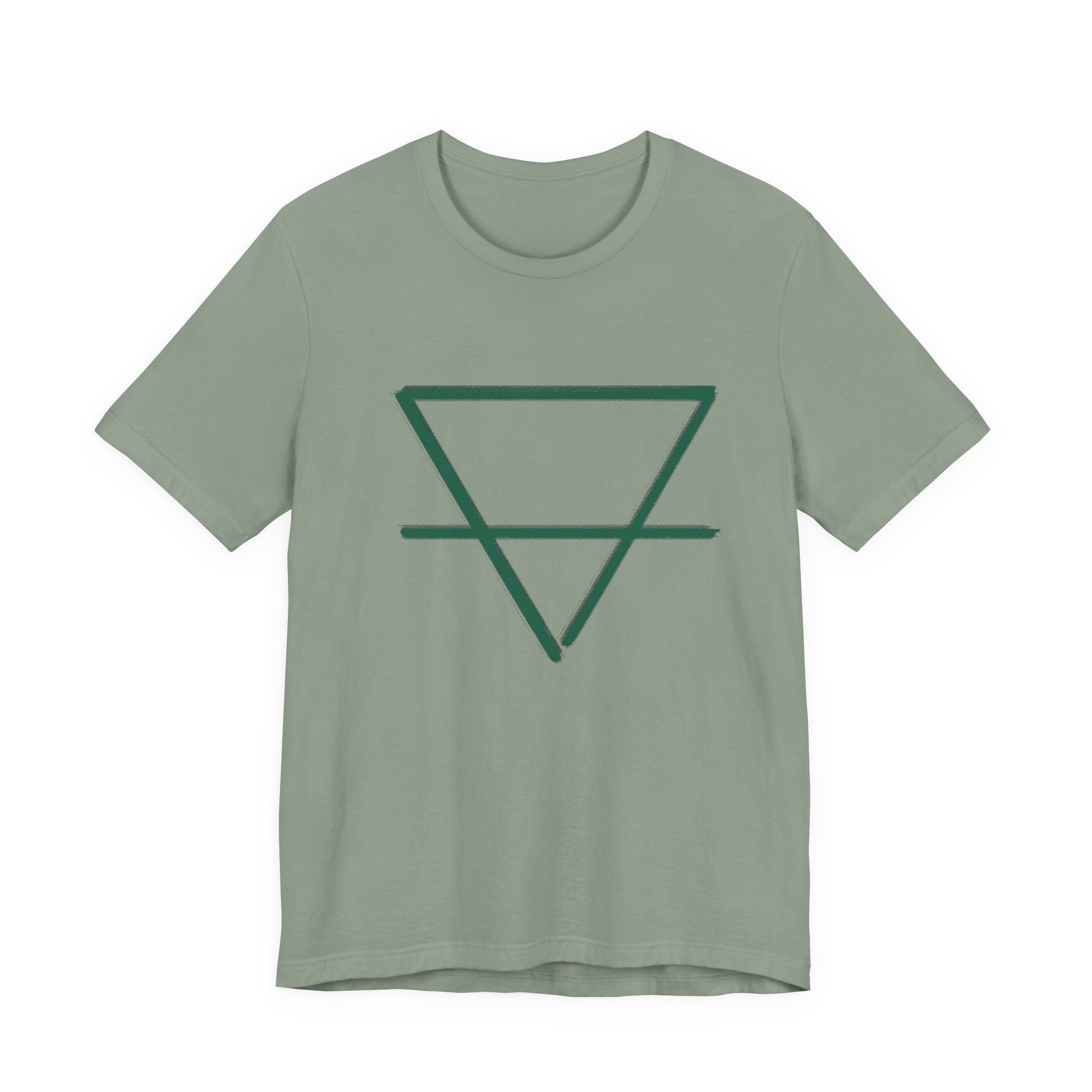 EARTH - Element Symbol - Organic T-Shirt - 100% Cotton- Unisex Women's & Men's - Selva Tierra Art