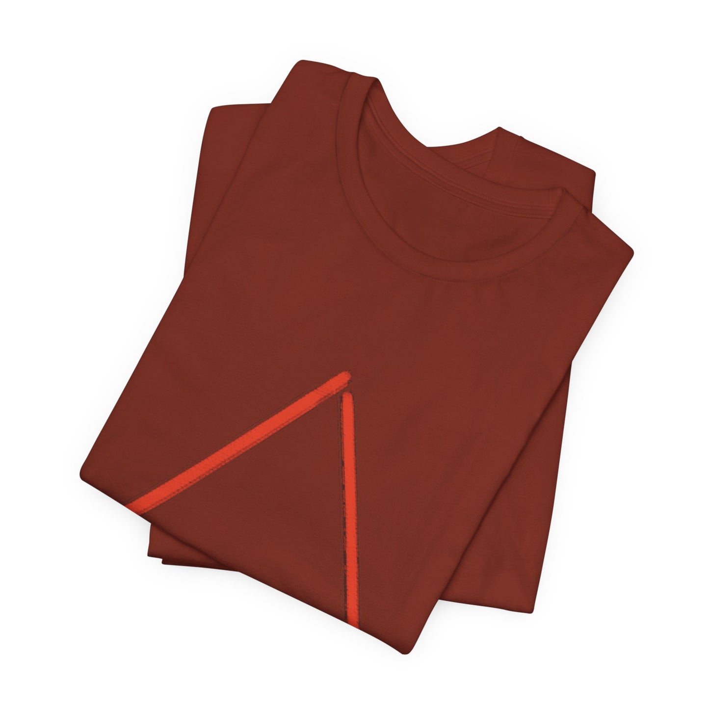 FIRE - Element Symbol - Organic T Shirt - 100% Cotton - Unisex Women's & Men's - Selva Tierra Art