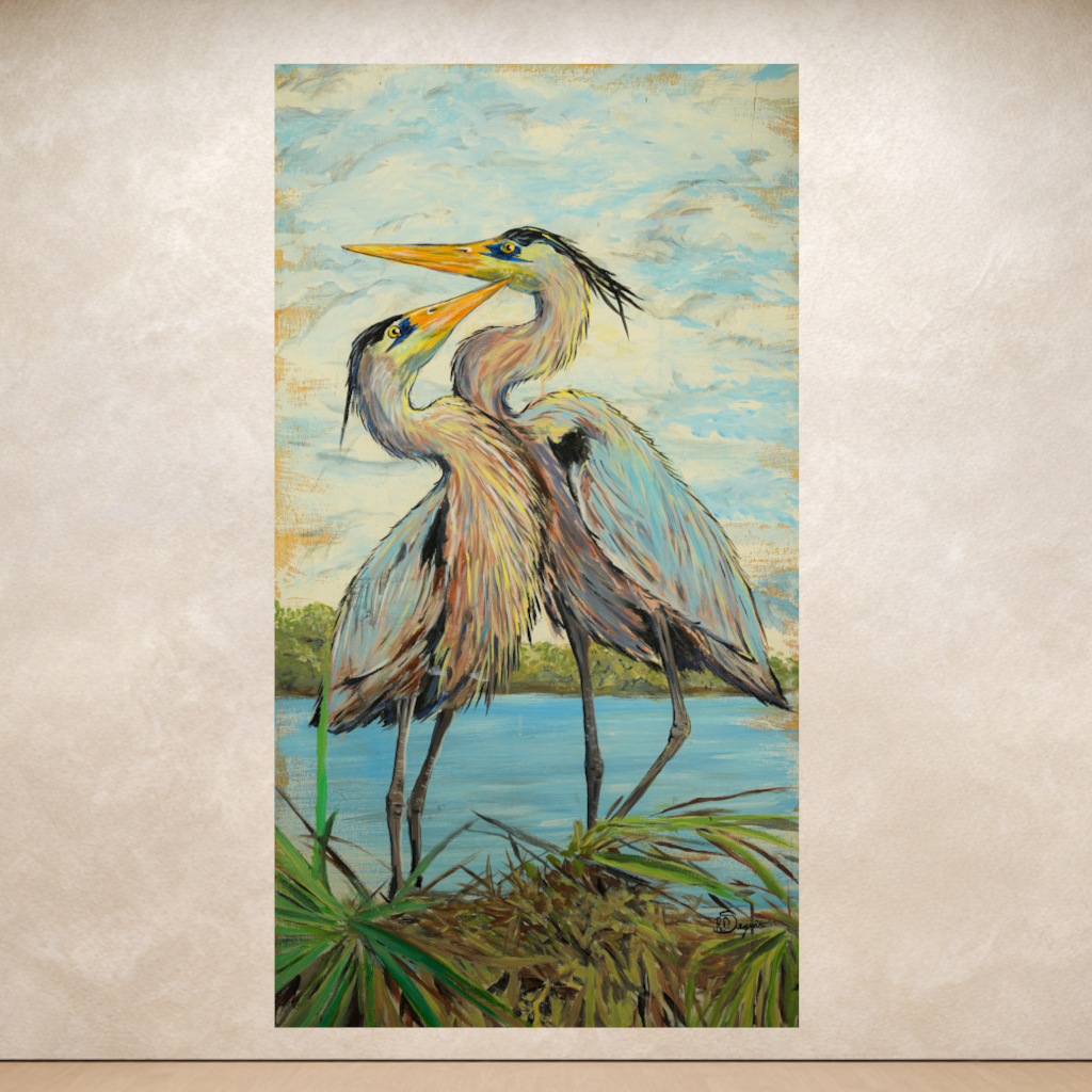 Heron Nest - Selva Tierra Art