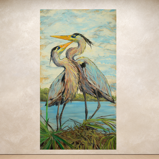 Heron Nest - Selva Tierra Art