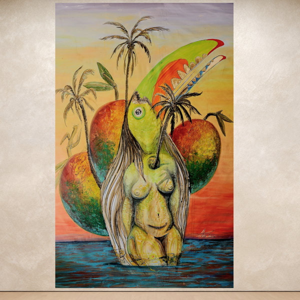 Pachamama Toucana, an original painting by RoyDan Segura