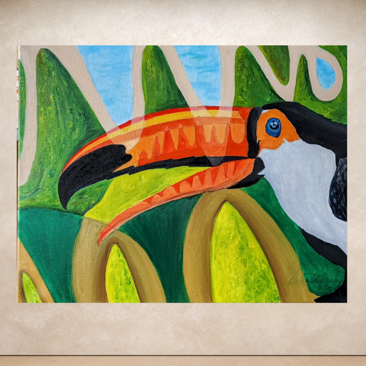 Toucan Waves - Selva Tierra Art